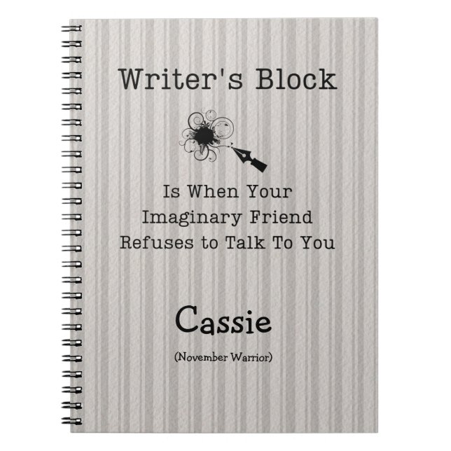 Writer's Block Notebook (Front)