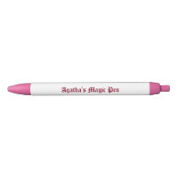 Writer's Gift Pen, Customisable, Pink,