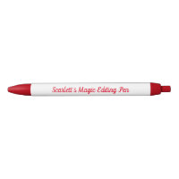 Writer's Gift Pen, Customisable, Red Script,