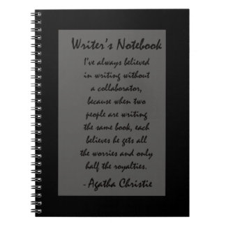 Writer's Notebook - Agatha Christie