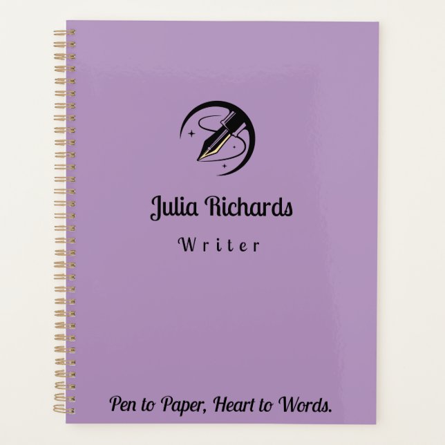 Writer's Purple Planner (Front)