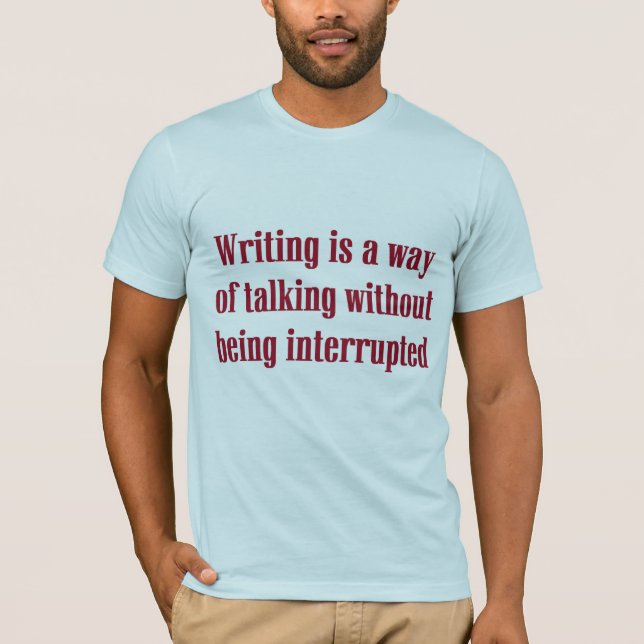Writer's T-shirt (Front)