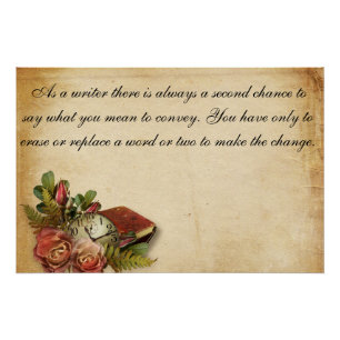 Writer's Words Poster