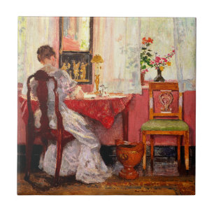 Writing by Gari Melchers, Tile