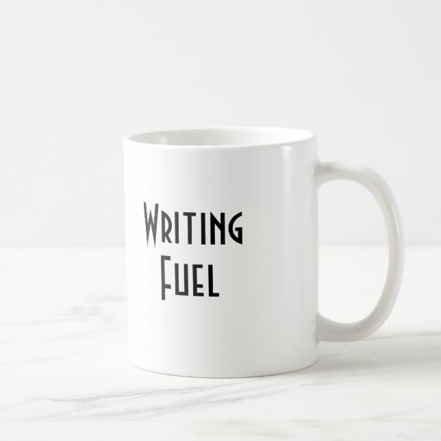 Writing Fuel Coffee Mug (Right)
