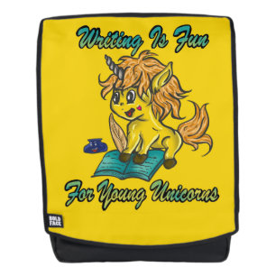 Writing Is Fun For Young Unicorns Backpack