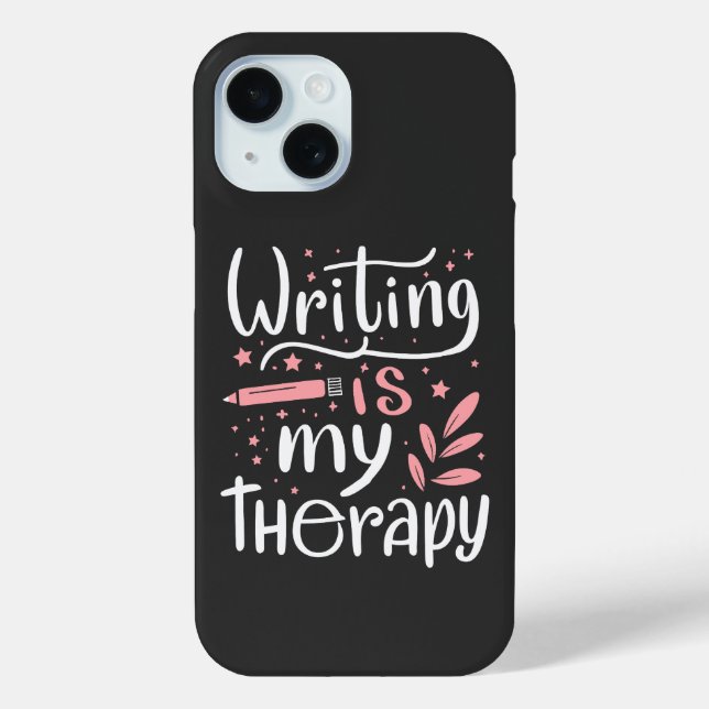 Writing is my therapy Case-Mate iPhone case (Back)