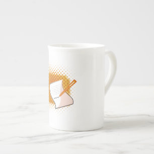 Writing Lover Bone China Mug