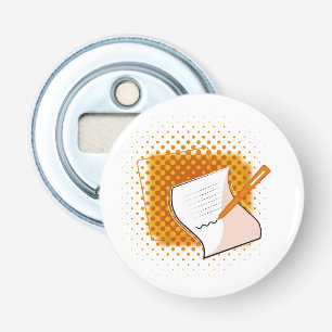 Writing Lover  Bottle Opener