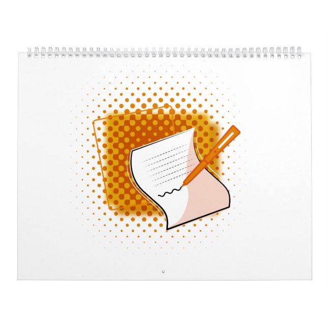 Writing Lover  Calendar (Cover)