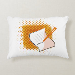 Writing Lover  Decorative Cushion