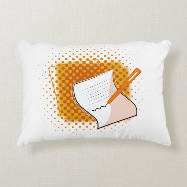 Writing Lover  Decorative Cushion (Front)