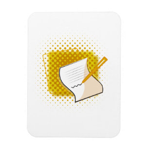 Writing Lover  Magnet