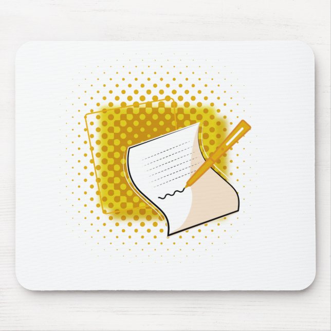 Writing Lover  Mouse Pad (Front)