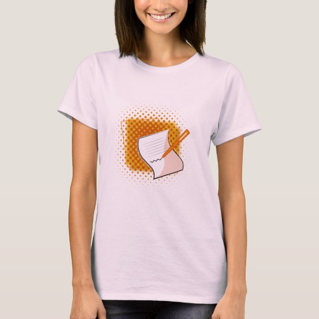 Writing Lover  T-Shirt (Front)