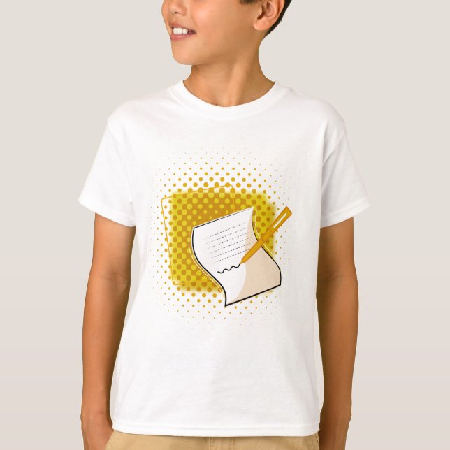 Writing Lover  T-Shirt (Front)