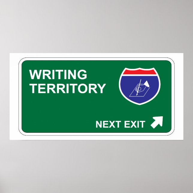 Writing Next Exit Poster (Front)