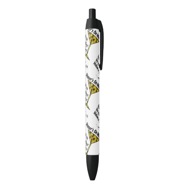 WRITING PENS - MEDIUM or RARE MARTINI OLIVES? (Bottom (Vertical))