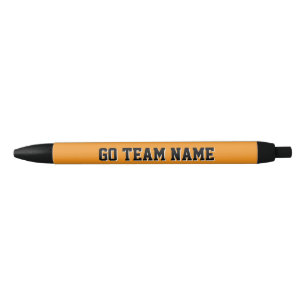 Writing pens with custom sports team name