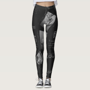 Writing Photogram Leggings