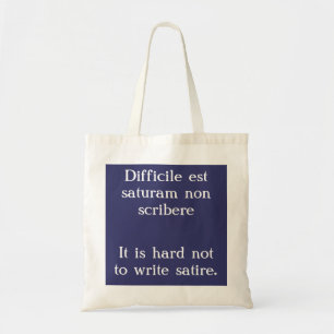 Writing Satire bag