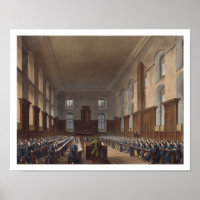 Writing School, Christ Hospital, from Ackermann's