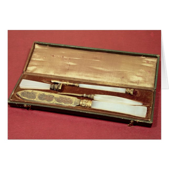 Writing set given to his wife, Eveline Hanska (Front Horizontal)