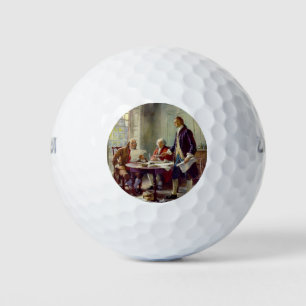 Writing the Declaration of Independence (USA) Golf Balls