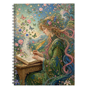 Writing the World Art Nouveau Notebook
