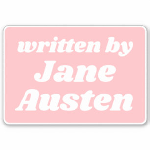 Written by Jane Austen Cute Pastel Pink White