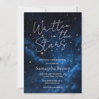 Written in the Stars Bridal Shower Invitation