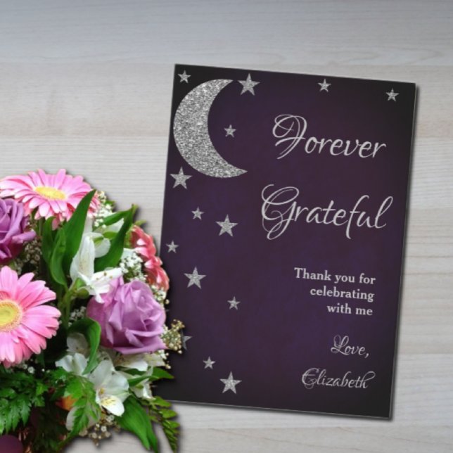 Written In The Stars Bridal Shower Thank You Card (Creator Uploaded)