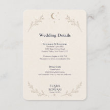 Written in the Stars Celestial Wedding Invitation