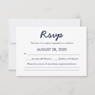 Written in the Stars Galaxy Wedding RSVP Card