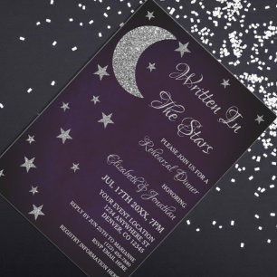 Written In The Stars Rehearsal Dinner Invitation