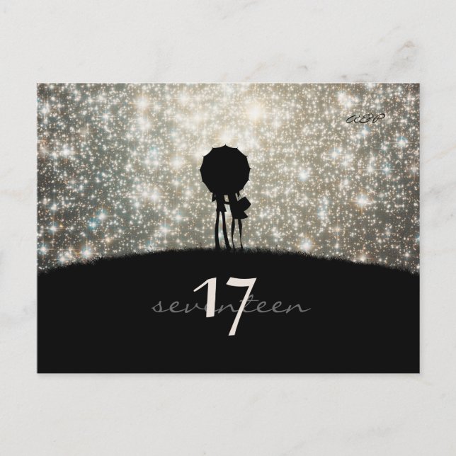 Written in the Stars - Table Number Card (Front)