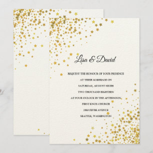 Written In The Stars Wedding Invitation