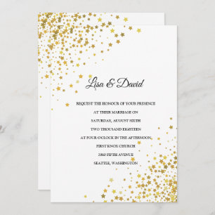 Written In The Stars Wedding Invitation