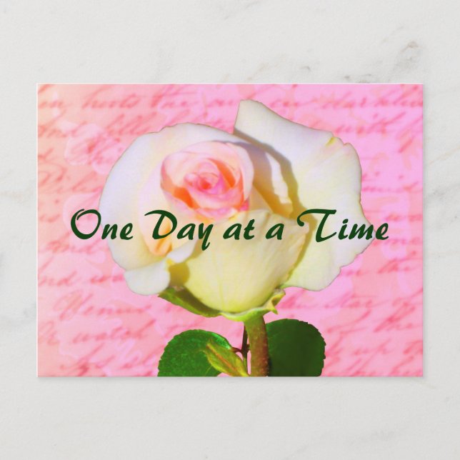 Written with Rose ODAT Postcard (Front)