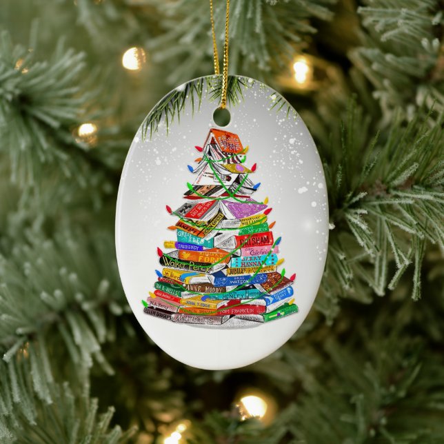 Writter Reader Bookaholic Books Lover Bookworm Ceramic Tree Decoration (Tree)