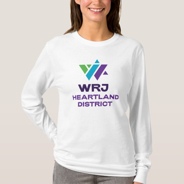 WRJ Heartland Long-Sleeve T-Shirt with Centre Logo (Front)