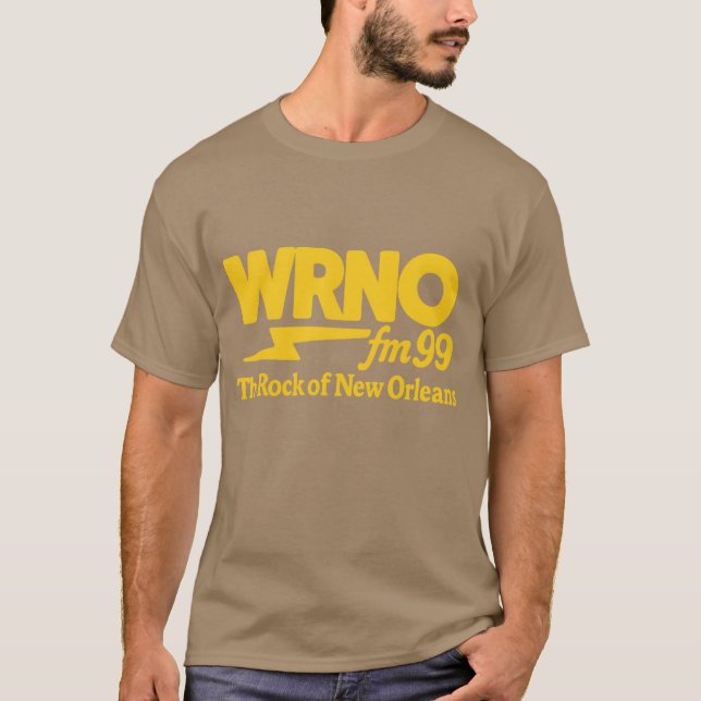 WRNO FM 99 Radio Shirt – The Rock of New Orleans R (Front)