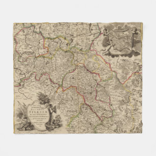 Wroclaw Poland Fleece Blanket