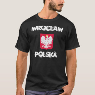 Wrocław, Polska, Wroclaw, Poland with coat of arms T-Shirt