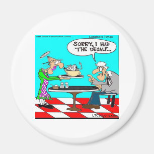 Wrong Coffee Funny Cow Cartoon Gifts & Tees Magnet