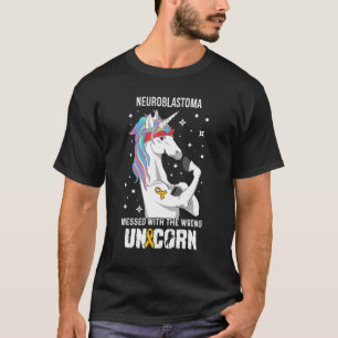 Wrong Unicorn Neuroblastoma Awareness Supporter Ri T-Shirt