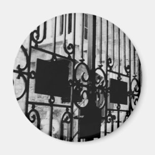 Wrought iron gate magnet