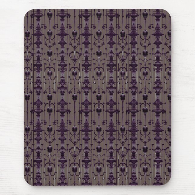 Wrought Iron Noir Mouse Pad (Front)
