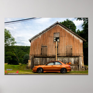 WRX out for a spin in the country Poster