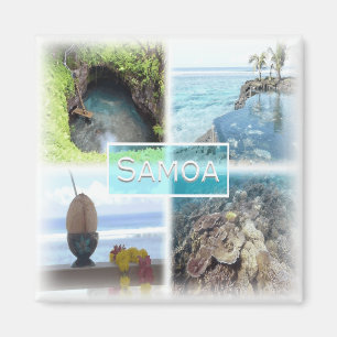 WS0014 Oceania, Samoa, Fridge  Magnet